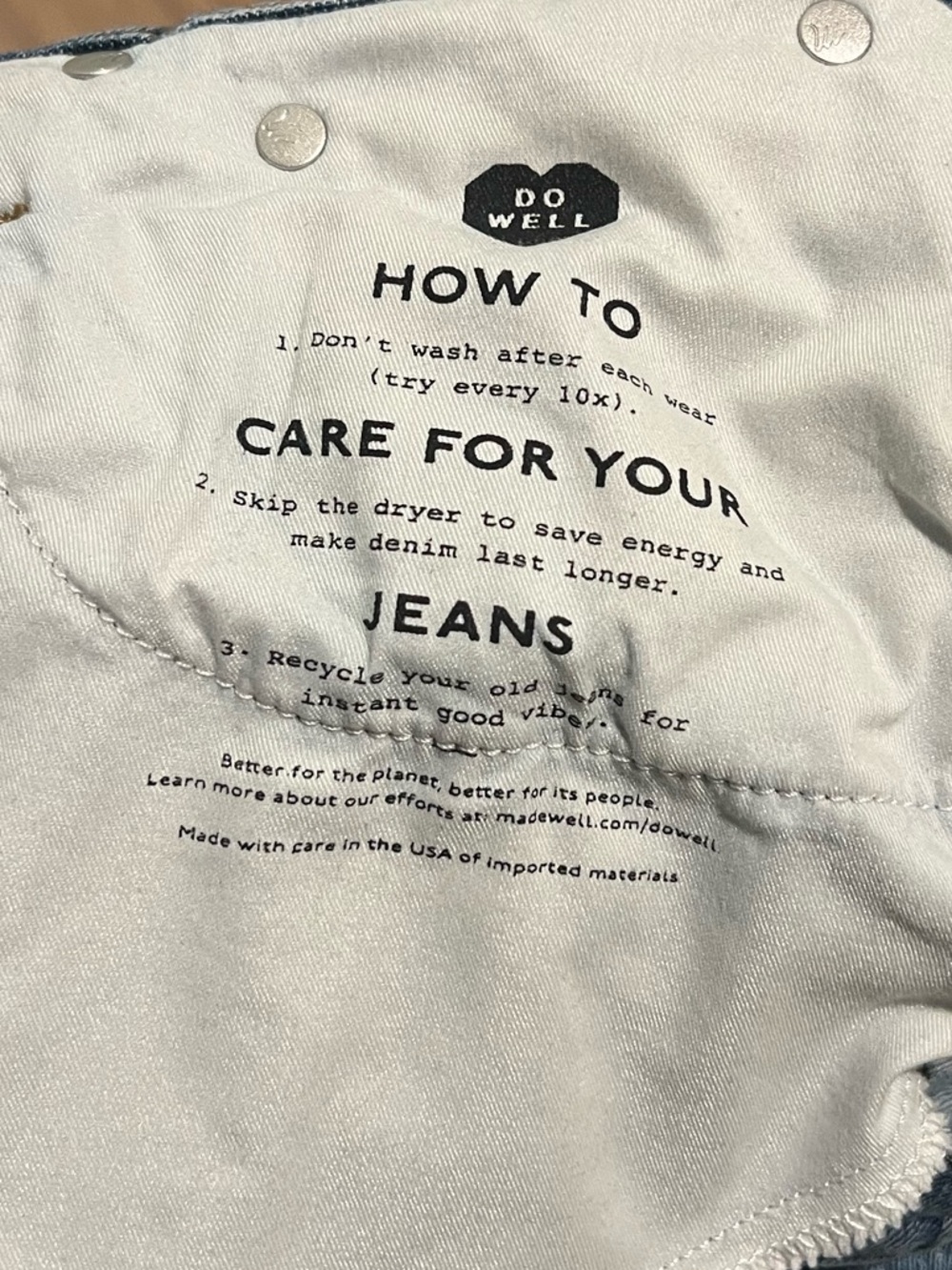 Madewell Women’s The Perfect Vintage Wide-Leg Crop Jeans - GREAT CONDITION - Picture 8 of 9